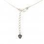 Necklace tahiti pearl straling silver 925 45cm  x 1pc