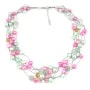 Freshwater Pearl white necklace 4 rangs