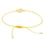 Bracelet cordon Citrine