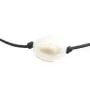 Bracelet cordon perle d'eau douce blanc