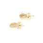 Pendant Bail strass for half-16K gold bead - 10.5mm x 2pcs