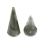 Pendentif Labradorite pendule semi percé 16x40mm x 1pc