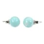 Boucle d'oreille amazonite 12mm, en argent 925 x 2pcs