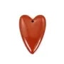 Pendentif Jaspe rouge coeur 20x30mm x 1pc