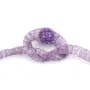 Résille tubulaire 6mm lilas  x 91.4cm