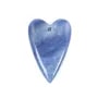 Pendentif Aventurine bleu coeur 20x30mm x 1pc