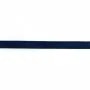 Fil polyester Double face satin 3mm Bleu fonceX 5 m