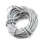 Fil en cuir grise 1.5mm x 1m 