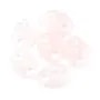 Pendentif Quartz rose grain de café 18x25mm x 1pc