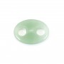 Aventurine Coffee Bean Pendant 18x25mm x 1pc