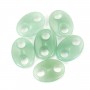 Aventurine Coffee Bean Pendant 18x25mm x 1pc