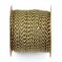 Fil polyester multicolore dorée 0.8mm x 100m