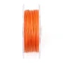 Cordonnet coton ciré orange 1mm  x 20m