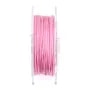 Cordonnet coton ciré rosé 1mm  x 20m