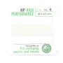Fil haute performance blanc 0.45mm attaché à une aiguille x 2m