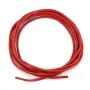 Ruban de cuir de chevreau rouge 1.3mm x 1m