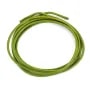 Ruban de cuir de chevreau vert pomme 1.3mm x 1m