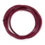 Ruban de cuir vachette fuschia 2mm x 1m