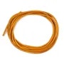 Ruban de cuir de chevreau jaune 1.3mm x 1m