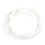 Ruban de cuir vachette blanc 2mm x 1m