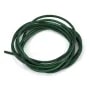 Ruban de cuir de chevreau  vert 1.3mm x 1m