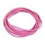 Ruban de cuir de chevreau rose foncé 1.3mm x 1m