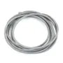 Ruban de cuir vachette gris 2mm x 1m