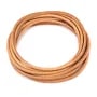 Ruban de cuir vachette naturelle 2mm x 1m