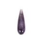 Ametista semi-perfurada gota 7x23mm x 1pc