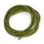 Ruban de cuir vachette vert pomme 2mm x 1m