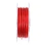 Cordonnet coton ciré rouge 1mm  x 20m