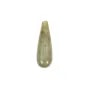 Labradorite goutte semi percé 7x23mm x 1pc