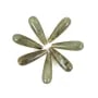 Labradorite goutte semi percé 7x23mm x 1pc
