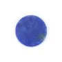 Cabochon lapis lazuli, rond plat 10mm x 1pc