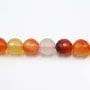 Cornaline Ronde Facette 4mm x 20 pcs