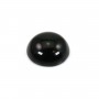 Cabochão redondo de obsidiana 12 mm x 1 unidade