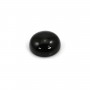 Cabujón redondo de Obsidiana 6mm x 4pcs
