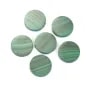 Malachite rotonda piatta cabochon 8mm x 1pc