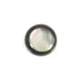 Cabochon Perlmutt grau rund 6mm x 2pcs
