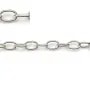 Chaîne argent 925 ovale 3x4x0.7mm x 50cm