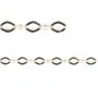 Chaîne argent 925 forçat losange 4x5.6mm x 50cm
