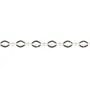 Chaine sterling silver 925  forcat diamond shaped  4x5.6mm x 50cm
