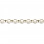 Chaine maille jaseron Argent 925 4mm x 1m