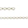 Chaine maille jaseron Argent 925 4mm x 1m