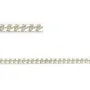 925 sterling silver flat curb chain 1.2x0.6mm x 50cm