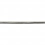 Chaîne maille serpentine en argent 925 0.8mm x 45cm