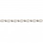 Chaîne argent 925 ovale 1.7x2.6mm x 50cm