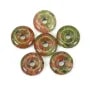 Donut Unakite 20mm x 1pc