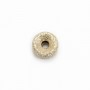 Perles rondelles brillante en Gold Filled 8x2mm x 1pc