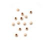 BOULE 2X0.9MM GOLD FILLED 14 CARAT 0.5G 50PCS